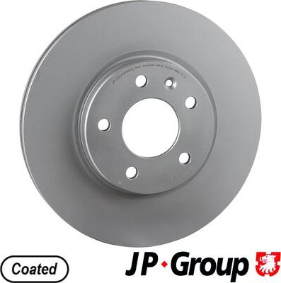JP Group 1263107000 - Гальмівний диск autocars.com.ua