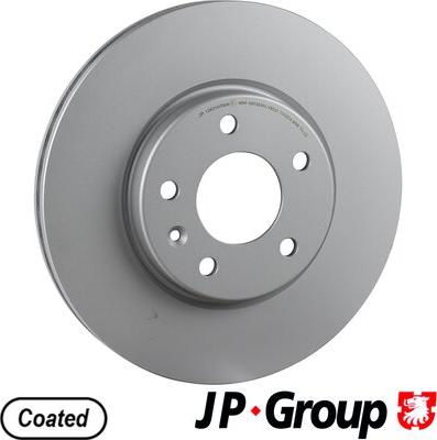 JP Group 1263107500 - Гальмівний диск autocars.com.ua