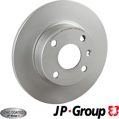 JP Group 1263203300 - Гальмівний диск autocars.com.ua