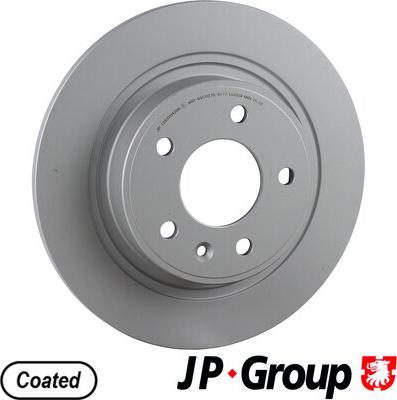 JP Group 1263204200 - Гальмівний диск autocars.com.ua