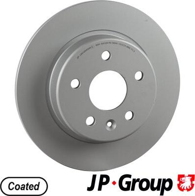 JP Group 1263204500 - Гальмівний диск autocars.com.ua