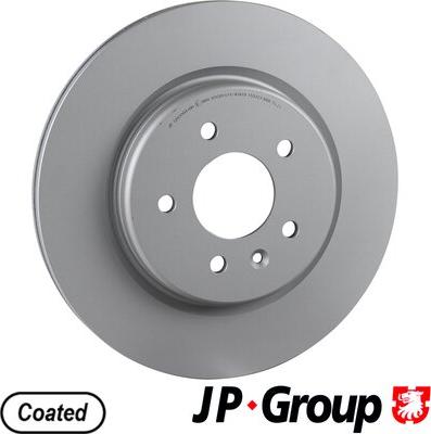 JP Group 1263204700 - Гальмівний диск autocars.com.ua