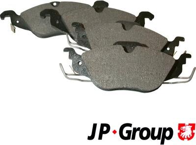 JP Group 1263600210 - Тормозные колодки, дисковые, комплект avtokuzovplus.com.ua
