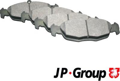 JP Group 1263600810 - Гальмівні колодки, дискові гальма autocars.com.ua