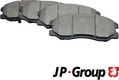 JP Group 1263602210 - Гальмівні колодки, дискові гальма autocars.com.ua