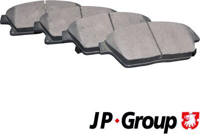 JP Group 1263602610 - Гальмівні колодки, дискові гальма autocars.com.ua