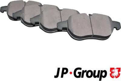 JP Group 1263603110 - Гальмівні колодки, дискові гальма autocars.com.ua