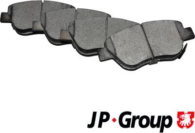 JP Group 1263603210 - Гальмівні колодки перед. Corsa D 06-14 17.8mm-Bosch autocars.com.ua