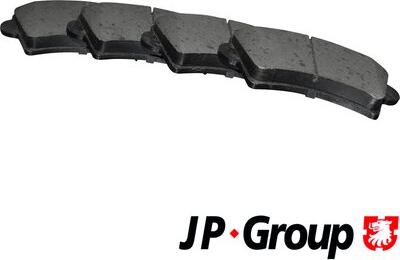 JP Group 1263603610 - Гальмівні колодки, дискові гальма autocars.com.ua