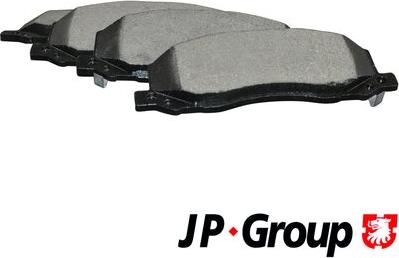 JP Group 1263603910 - Тормозные колодки, дисковые, комплект avtokuzovplus.com.ua