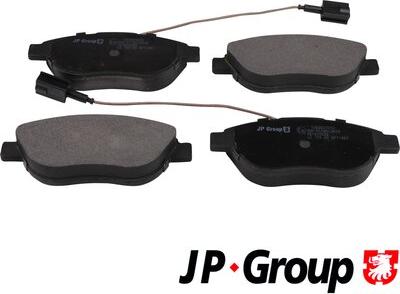 JP Group 1263607610 - Тормозные колодки, дисковые, комплект autodnr.net