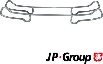 JP Group 1263650110 - Комплектуючі, колодки дискового гальма autocars.com.ua