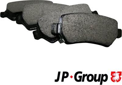 JP Group 1263700110 - Гальмівні колодки, дискові гальма autocars.com.ua