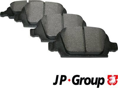 JP Group 1263700510 - Тормозные колодки, дисковые, комплект avtokuzovplus.com.ua