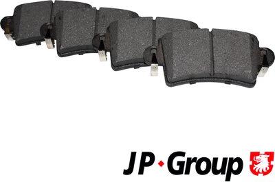 JP Group 1263700910 - Тормозные колодки, дисковые, комплект avtokuzovplus.com.ua