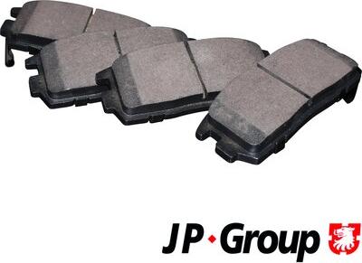 JP Group 1263701410 - Тормозные колодки, дисковые, комплект avtokuzovplus.com.ua