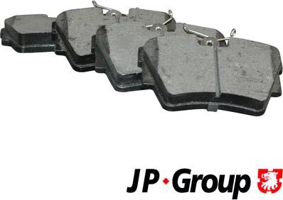 JP Group 1263701610 - Тормозные колодки, дисковые, комплект avtokuzovplus.com.ua