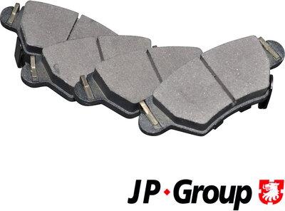 JP Group 1263701710 - Тормозные колодки, дисковые, комплект avtokuzovplus.com.ua