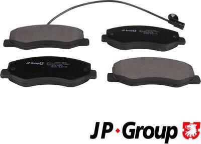 JP Group 1263701910 - Тормозные колодки, дисковые, комплект autodnr.net
