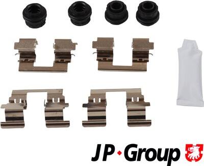 JP Group 1264003810 - Комплектуючі, колодки дискового гальма autocars.com.ua