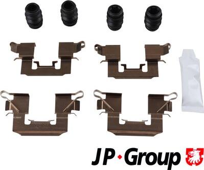 JP Group 1264004110 - Комплектуючі, колодки дискового гальма autocars.com.ua