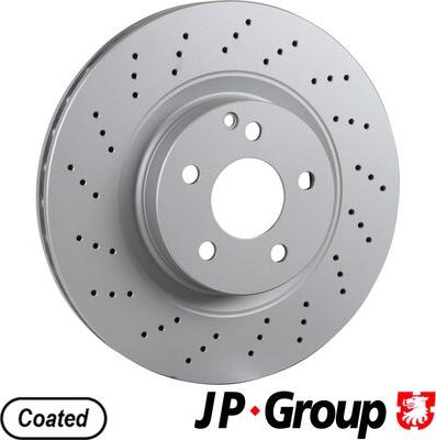 JP Group 1363108600 - Гальмівний диск autocars.com.ua