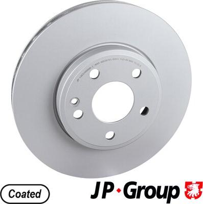 JP Group 1363108800 - Гальмівний диск autocars.com.ua