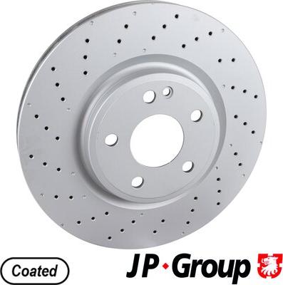 JP Group 1363108900 - Гальмівний диск autocars.com.ua