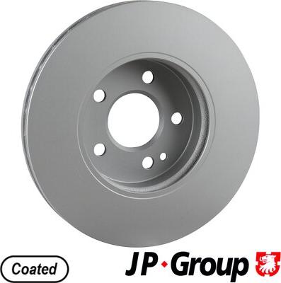 JP Group 1363109000 - Гальмівний диск autocars.com.ua