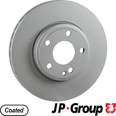 JP Group 1363109000 - Гальмівний диск autocars.com.ua