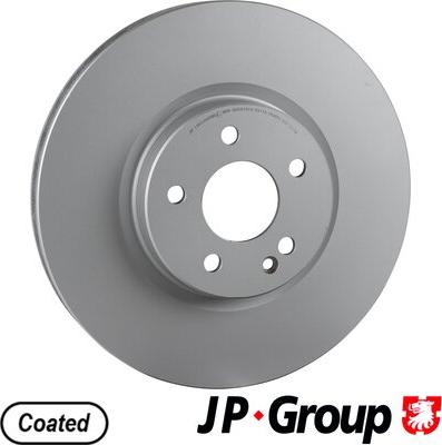 JP Group 1363109500 - Гальмівний диск autocars.com.ua