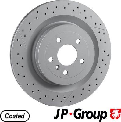 JP Group 1363204900 - Гальмівний диск autocars.com.ua