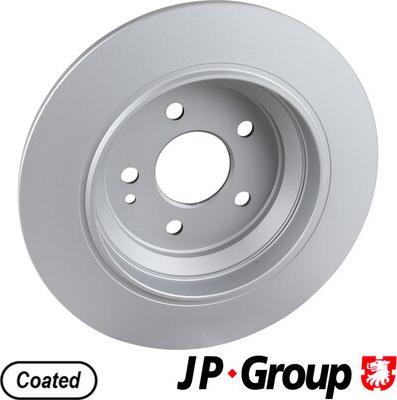 JP Group 1363209000 - Гальмівний диск autocars.com.ua