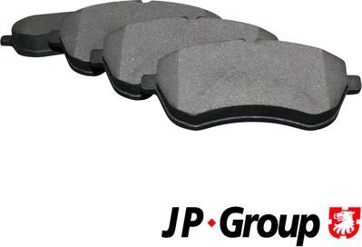 JP Group 1363601310 - Тормозные колодки, дисковые, комплект avtokuzovplus.com.ua