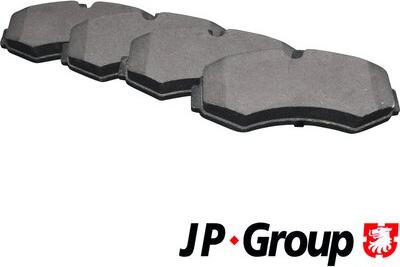 JP Group 1363602210 - Тормозные колодки, дисковые, комплект avtokuzovplus.com.ua