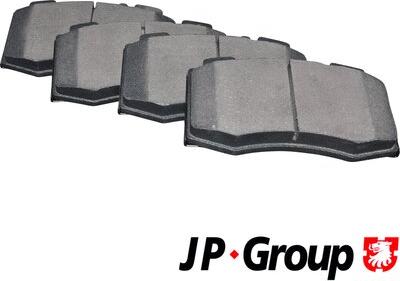 JP Group 1363602310 - Гальмівні колодки, дискові гальма autocars.com.ua