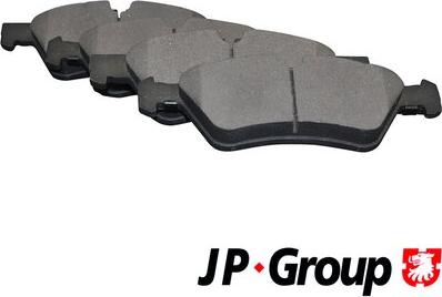 JP Group 1363602610 - Тормозные колодки, дисковые, комплект avtokuzovplus.com.ua