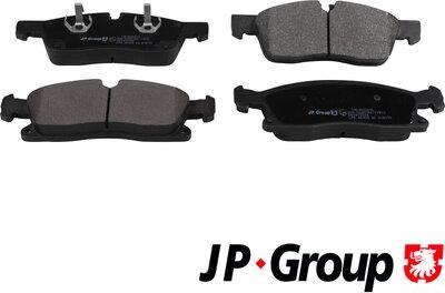 JP Group 1363606910 - Тормозные колодки, дисковые, комплект avtokuzovplus.com.ua