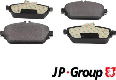 JP Group 1363607210 - Тормозные колодки, дисковые, комплект avtokuzovplus.com.ua
