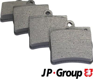 JP Group 1363700510 - Гальмівні колодки, дискові гальма autocars.com.ua