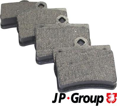 JP Group 1363700710 - Тормозные колодки, дисковые, комплект autodnr.net