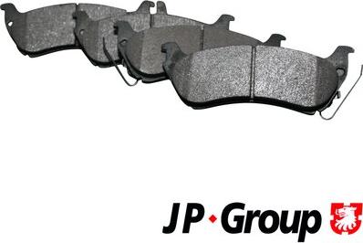 JP Group 1363701110 - Тормозные колодки, дисковые, комплект avtokuzovplus.com.ua