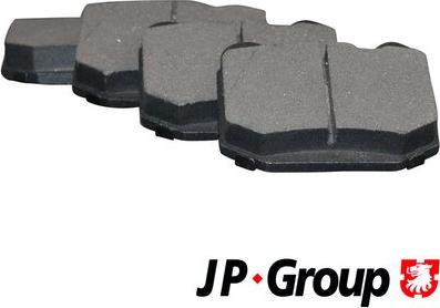 JP Group 1363701610 - Тормозные колодки, дисковые, комплект avtokuzovplus.com.ua