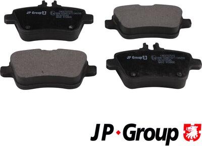 JP Group 1363702510 - Гальмівні колодки, дискові гальма autocars.com.ua