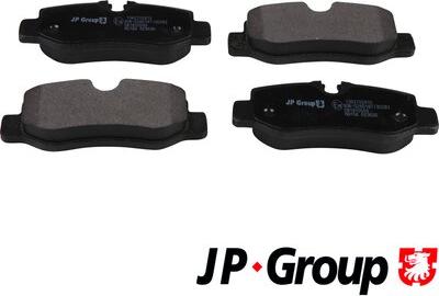 JP Group 1363702810 - Тормозные колодки, дисковые, комплект avtokuzovplus.com.ua