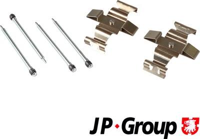 JP Group 1364004510 - Комплектуючі, колодки дискового гальма autocars.com.ua