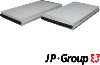 JP Group 1428100110 - Фільтр, повітря у внутрішній простір autocars.com.ua