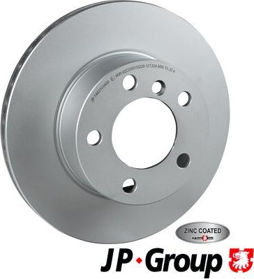 JP Group 1463103400 - Гальмівний диск autocars.com.ua