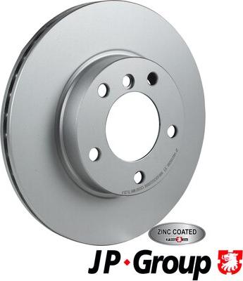 JP Group 1463104200 - Гальмівний диск autocars.com.ua