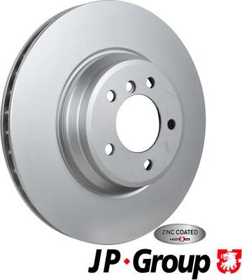 JP Group 1463105100 - Гальмівний диск autocars.com.ua